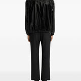 Giacca oversize in vinile in nero Courrèges - donna 