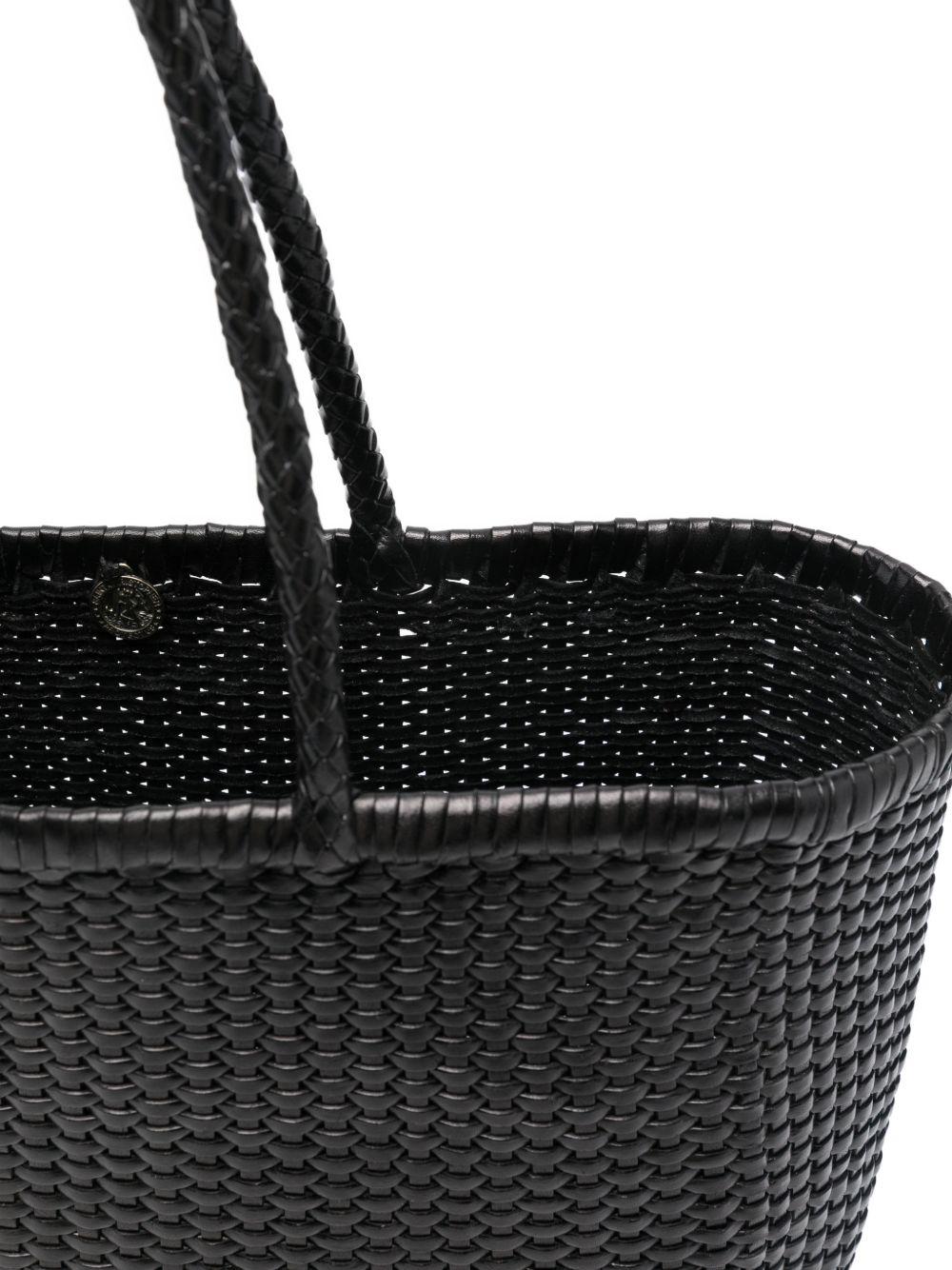 Borsa tote intrecciata b.weave in nero Dragon diffusion - donna 
