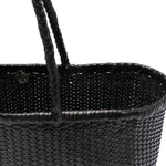Borsa tote intrecciata b.weave in nero Dragon diffusion - donna 
