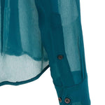 Camicia Chowsa con ricami floreali in verde Dries van noten - donna 