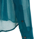 Camicia Chowsa con ricami floreali in verde Dries van noten - donna 
