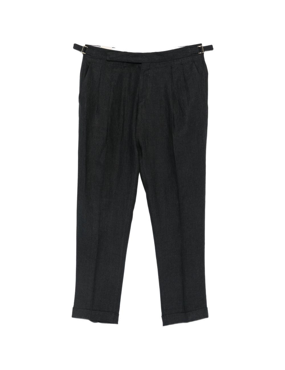 Pantaloni con pieghe in nero Briglia 1949 - uomo 