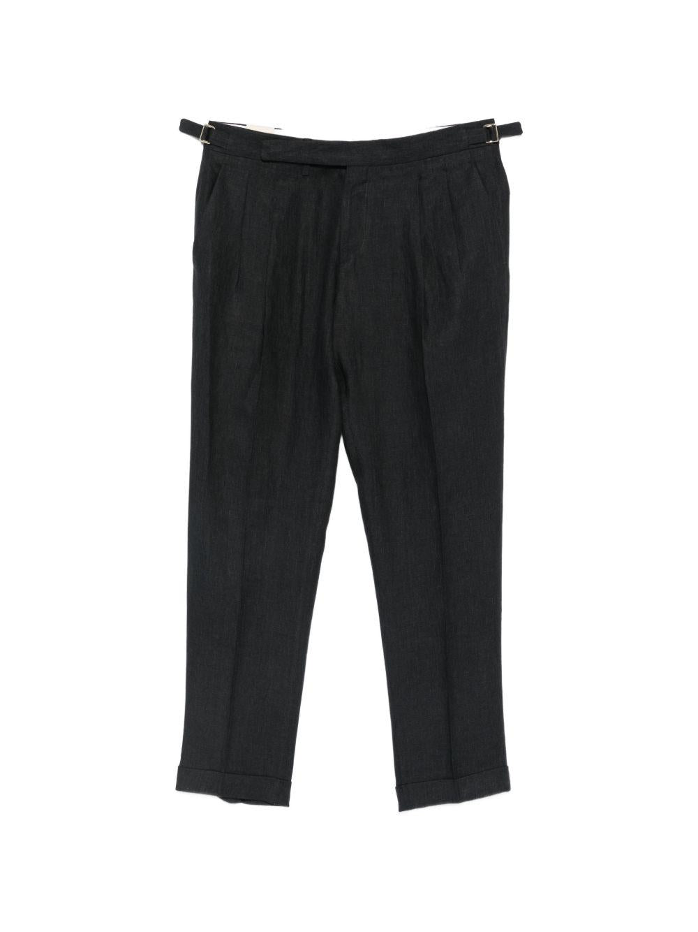 Pantaloni con pieghe in nero Briglia 1949 - uomo 