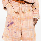Shorts Jesse Carpenter in marrone R13 - donna 
