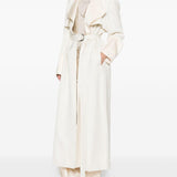 Trench coat con cintura Vela in beige Entire studios - donna 