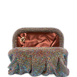 Clutch Venus piccola con cristalli multicolor Benedetta Bruzziches - donna 