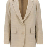 Blazer monopetto acacia in beige Maxmara - donna 