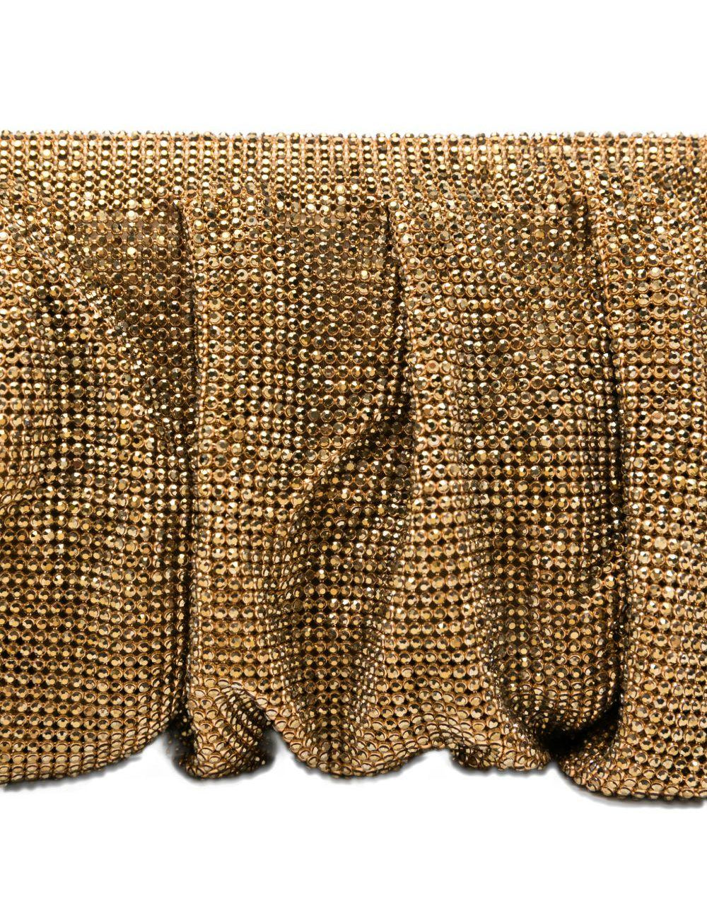 Clutch Venus con cristalli in oro Benedetta Bruzziches - donna 