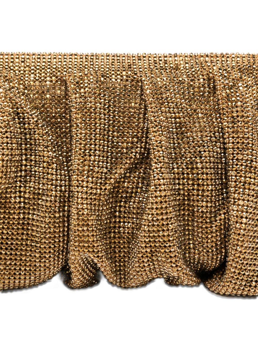 Clutch Venus con cristalli in oro Benedetta Bruzziches - donna 