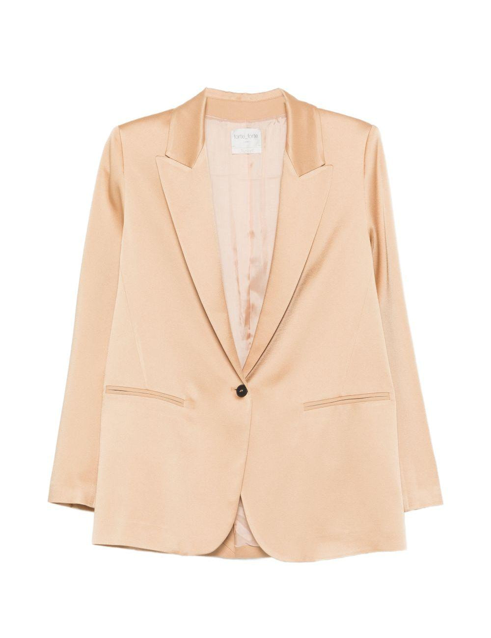 Blazer monopetto in beige Forte Forte - donna 