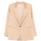 Blazer monopetto in beige Forte Forte - donna 