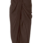 Gonna la jupe pareo in marrone Jacquemus - donna 