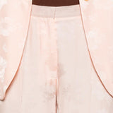 Pantaloni stampa jacquard in rosa Forte Forte - donna 