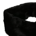 Fascia per capelli in sherling in nero Toteme - donna 
