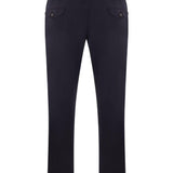 Pantaloni in lana elasticizzata in blu Eleventy - uomo 