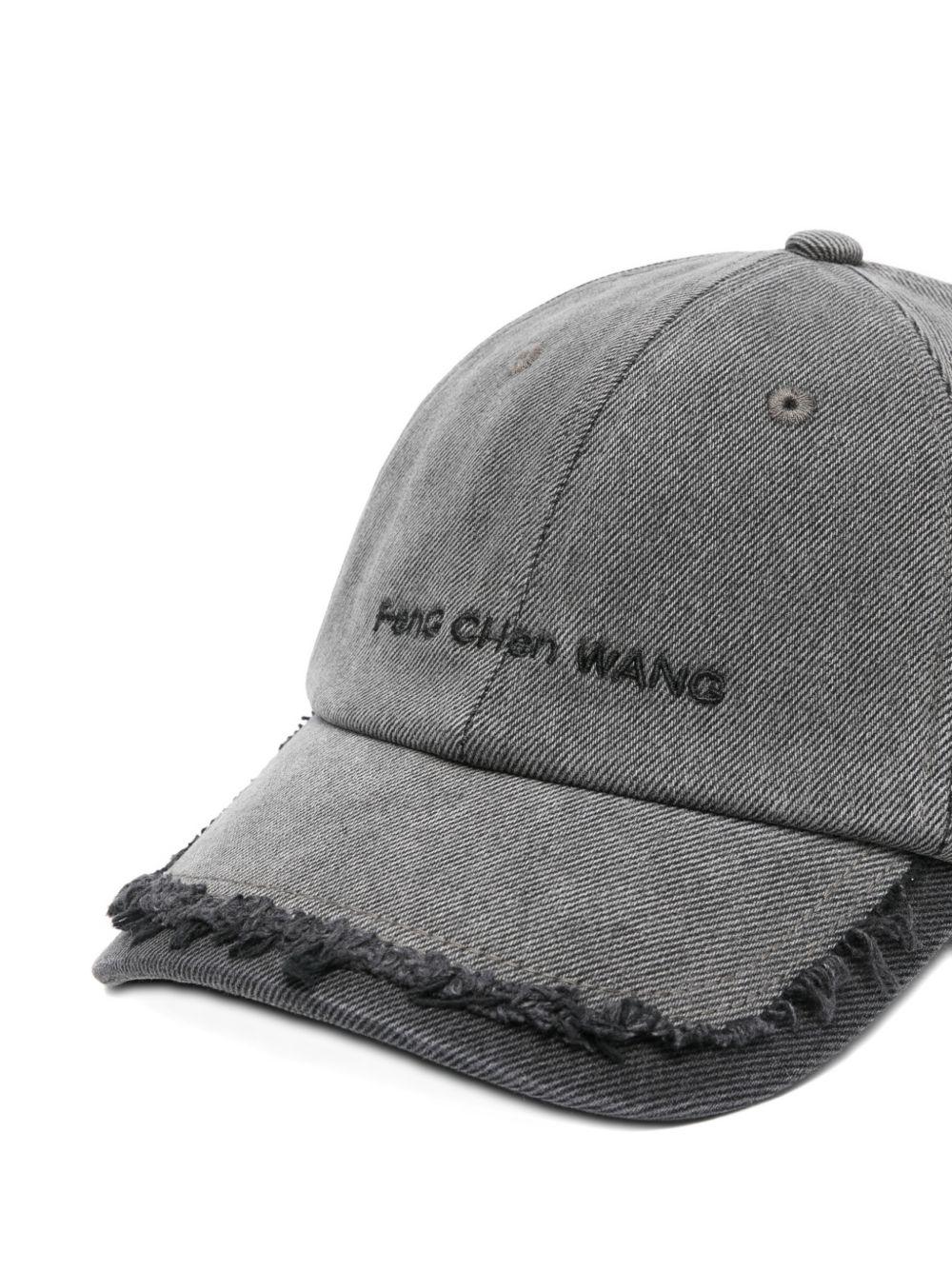 Cappellino da baseball con logo in grigio Feng chen wang - uomo 