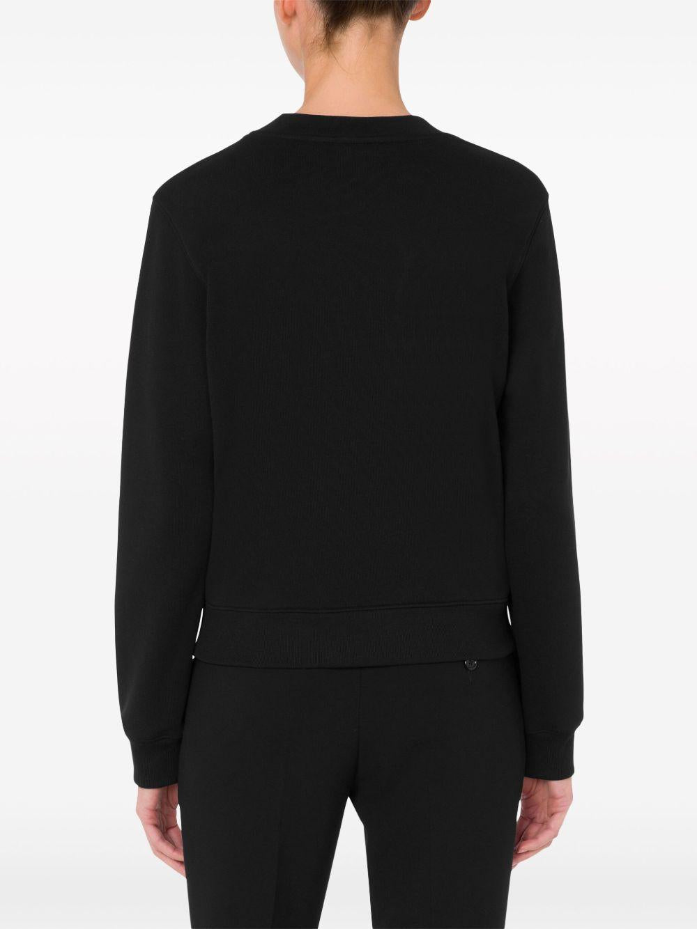 Felpa Teddy Bear in nero Moschino - donna 