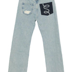 Jeans con strappi in blu Sefr - uomo 