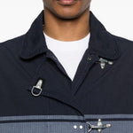 Giacca 4 Ganci a righe in blu Fay - uomo 