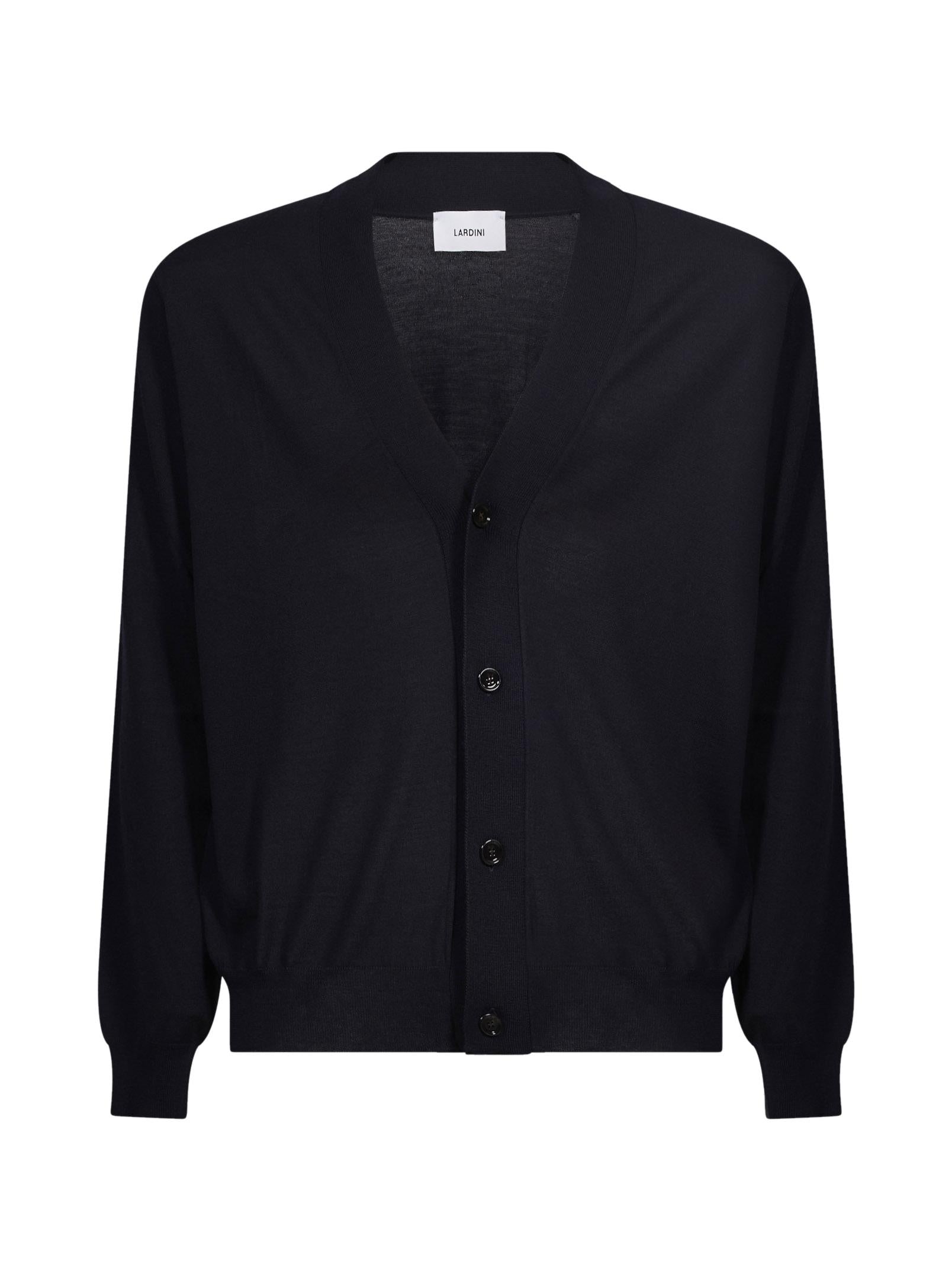 Cardigan con scollo a V in nero 