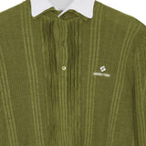 Polo con ricamo in verde SHUSHU/TONG - donna 