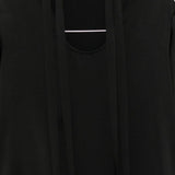 Blusa con collo lavallière in nero Antonelli - donna 