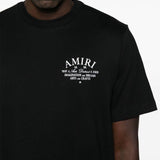 T-shirt a maniche corte con logo  in nero 