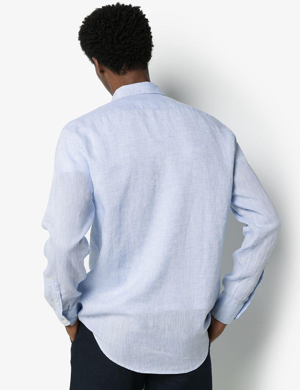 Camicia Antonio in azzurro Frescobol carioca - uomo 