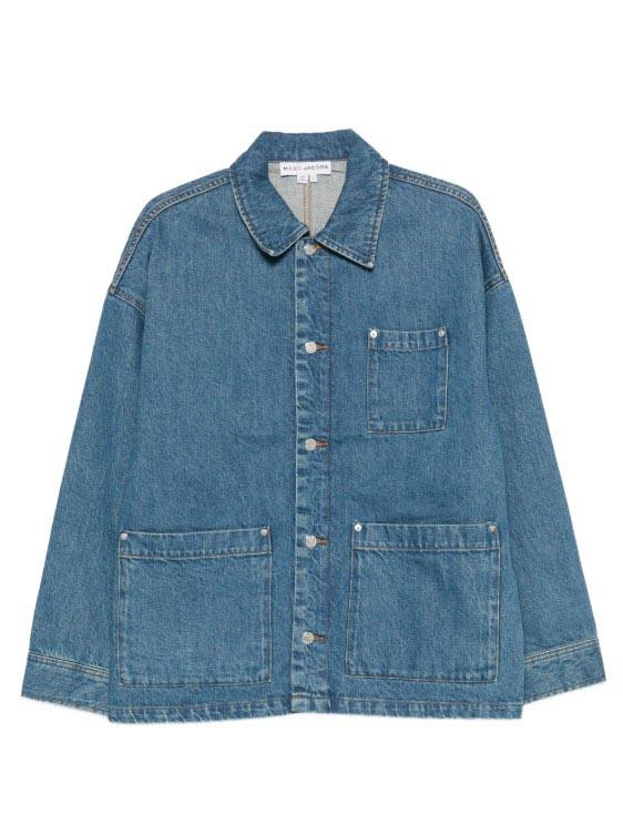 Giacca denim in cotone in blu A.P.C. X marc jacobs - unisex 