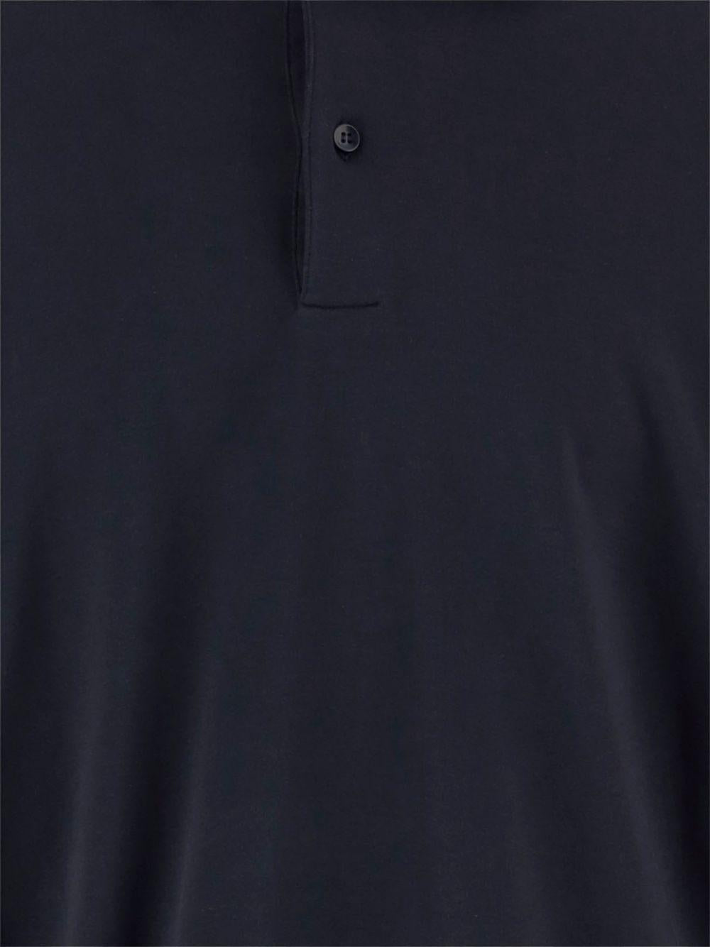 Polo zack con design a strati in nero  Darkpark - uomo 
