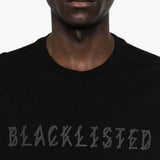 T-shirt con stampa grafica in nero 44 label group - uomo 