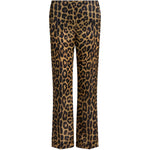 Pantaloni con stampa leopardata in marrone Alberta ferretti - donna 