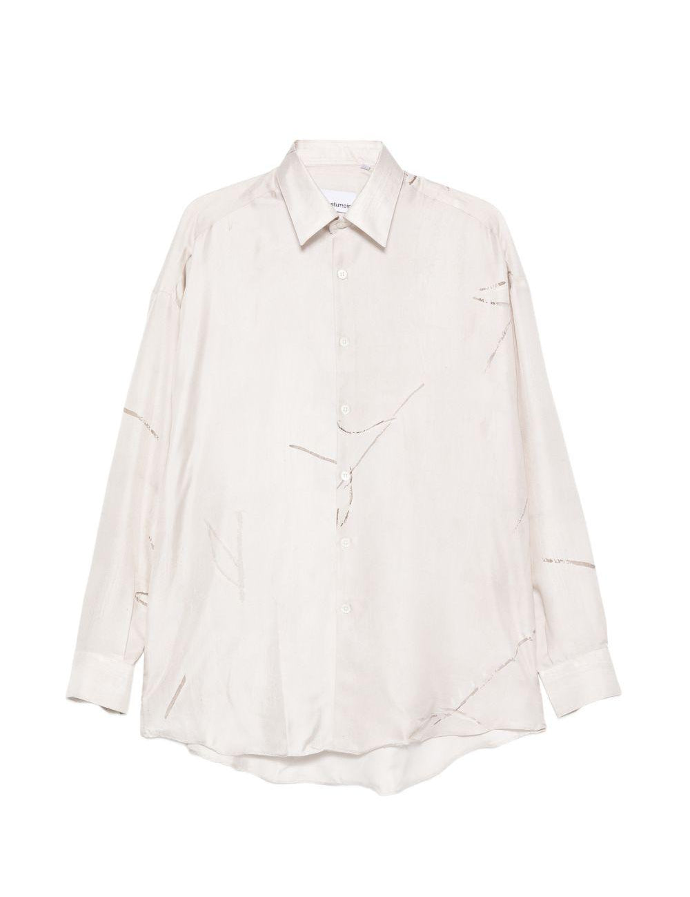Camicia Valentino in avorio costumein - uomo 