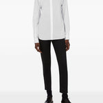 Camicia con fiocco in bianco Moschino - donna 