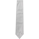 Cravatta satinata in grigio Lardini - uomo 