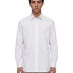 Camicia a righe in bianco 