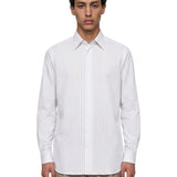 Camicia a righe in bianco 
