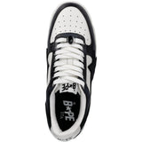 Sneakers basse sta #1 m2 in bianco e nero A Bathing Ape - uomo 