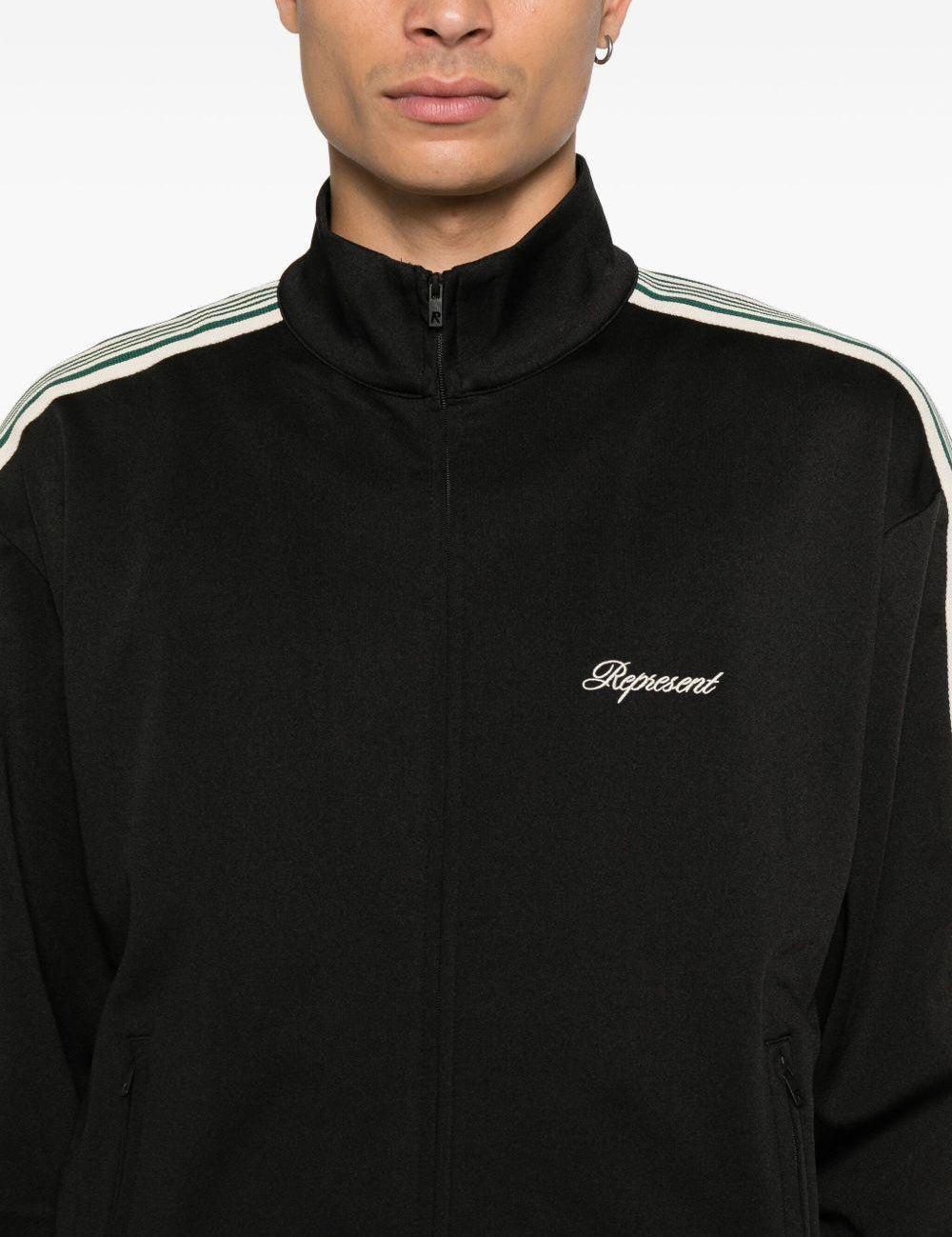 Giacca con zip in nero Represent - uomo 