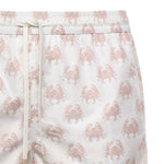 Pantaloncini da bagno con stampa granchio in bianco Eleventy - uomo 