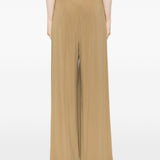 Pantaloni con pieghe bermuda in beige Maxmara - donna 