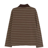 Polo con motivo a righe in marrone A.P.C. - uomo 