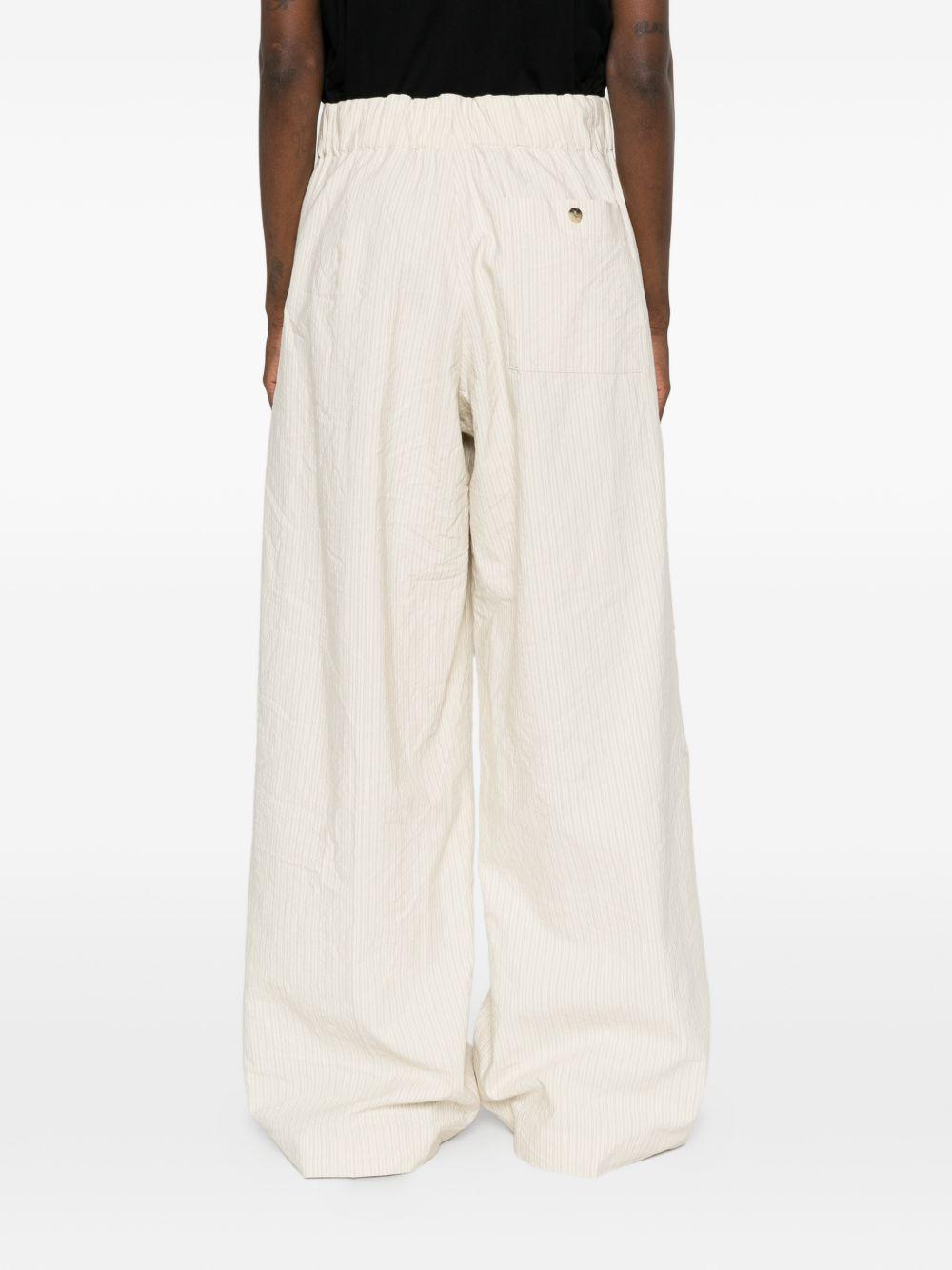 Pantaloni a gamba ampia  in beige Dries van noten - donna 
