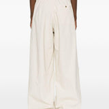Pantaloni a gamba ampia  in beige Dries van noten - donna 