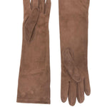 Guanti con dettagli logo in marrone MaxMara - donna 