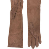 Guanti con dettagli logo in marrone MaxMara - donna 