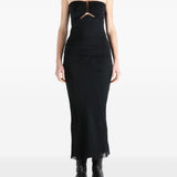 Top a tubino con cut-out in nero Rick owens - donna 