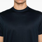 T-shirt a maniche corte in blu Tokyo luxury brand - uomo 