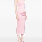 Abito midi avvitato in rosa Alex Perry - donna 