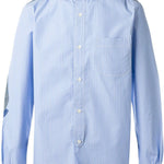 Camicia con dettaglio toppe in azzurro Junya Watanabe MAN - uomo 